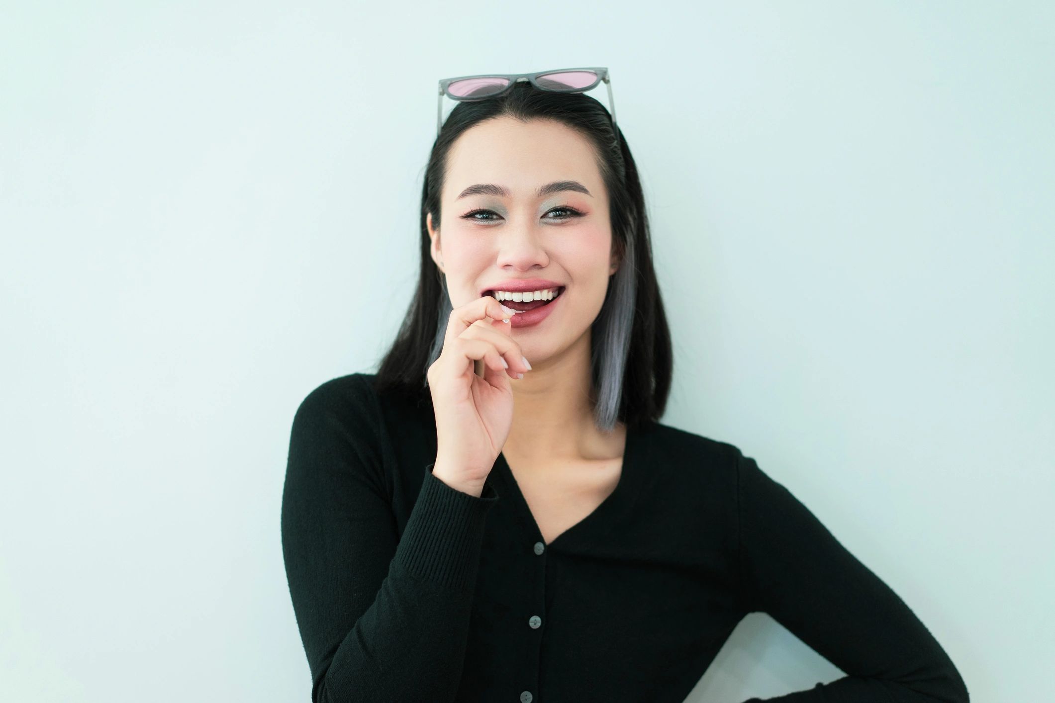 Smiling woman representing confidence after smile improvement