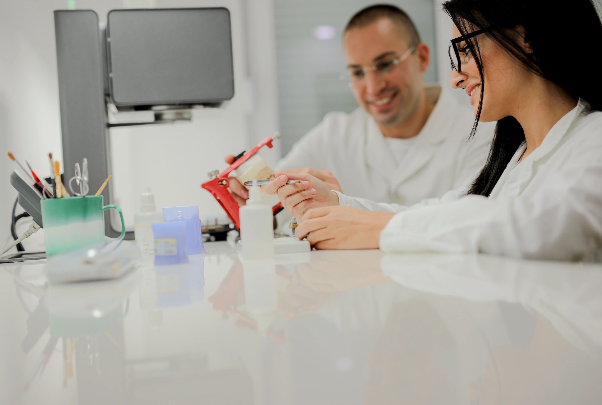 Dental consultation for bridge treatment planning